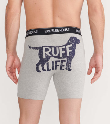 Little Blue House Pug Life Men's Boxer Brief's